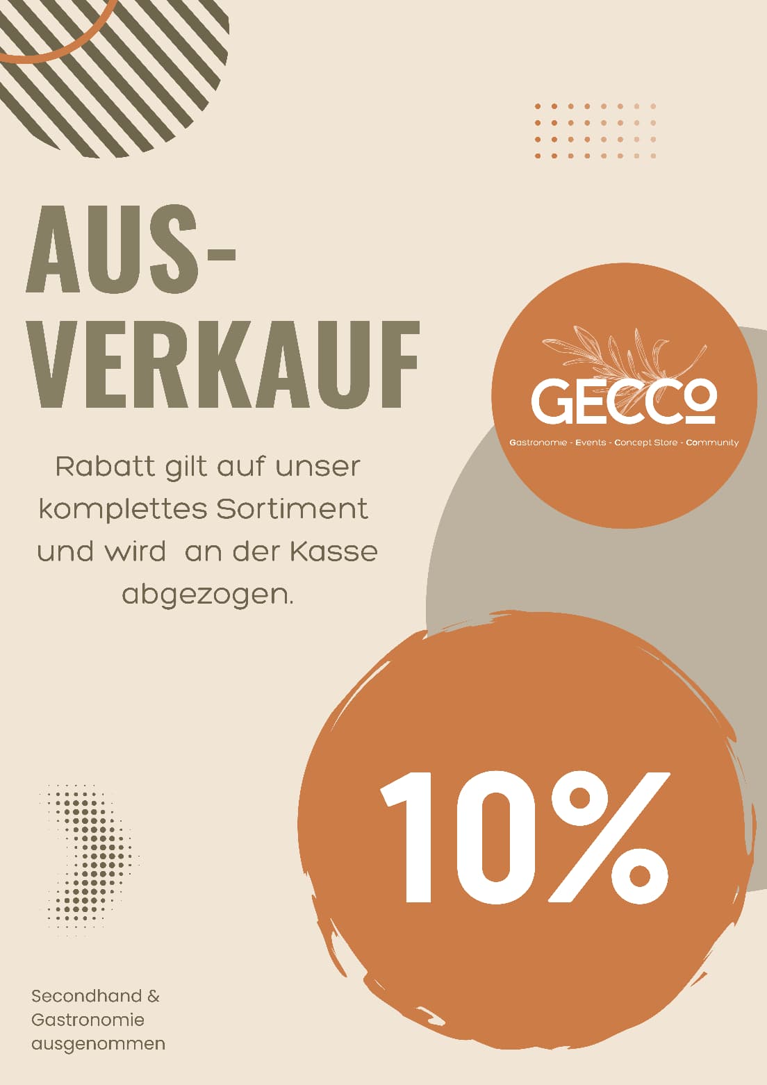 Ausverkauf 10%
