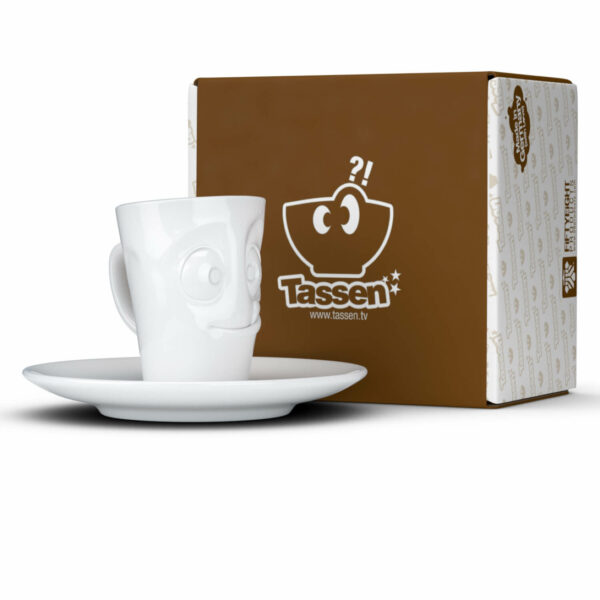 Lach mit den Espresso Tassen von 58products im gecco Buehl
